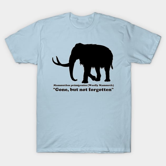 Mammuthus primigenius (Woolly mammoth) T-Shirt by dabblersoutpost